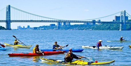 Kayak Along The Hudson River