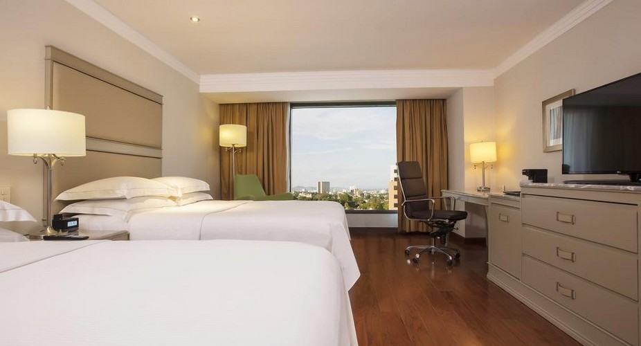 Two Double Beds, City View