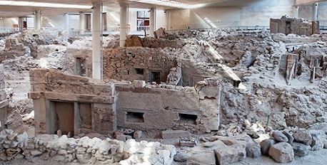 The Buried City At Akrotiri