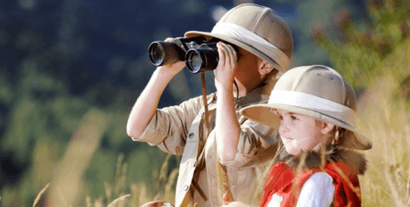 Children on Safari