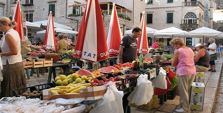 The Market In The Old Town