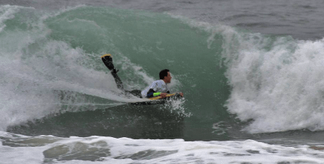 Surfing and Body Boarding 