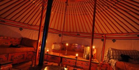 Evening In A Yurt