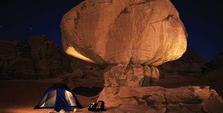 Camping in Wadi Rum